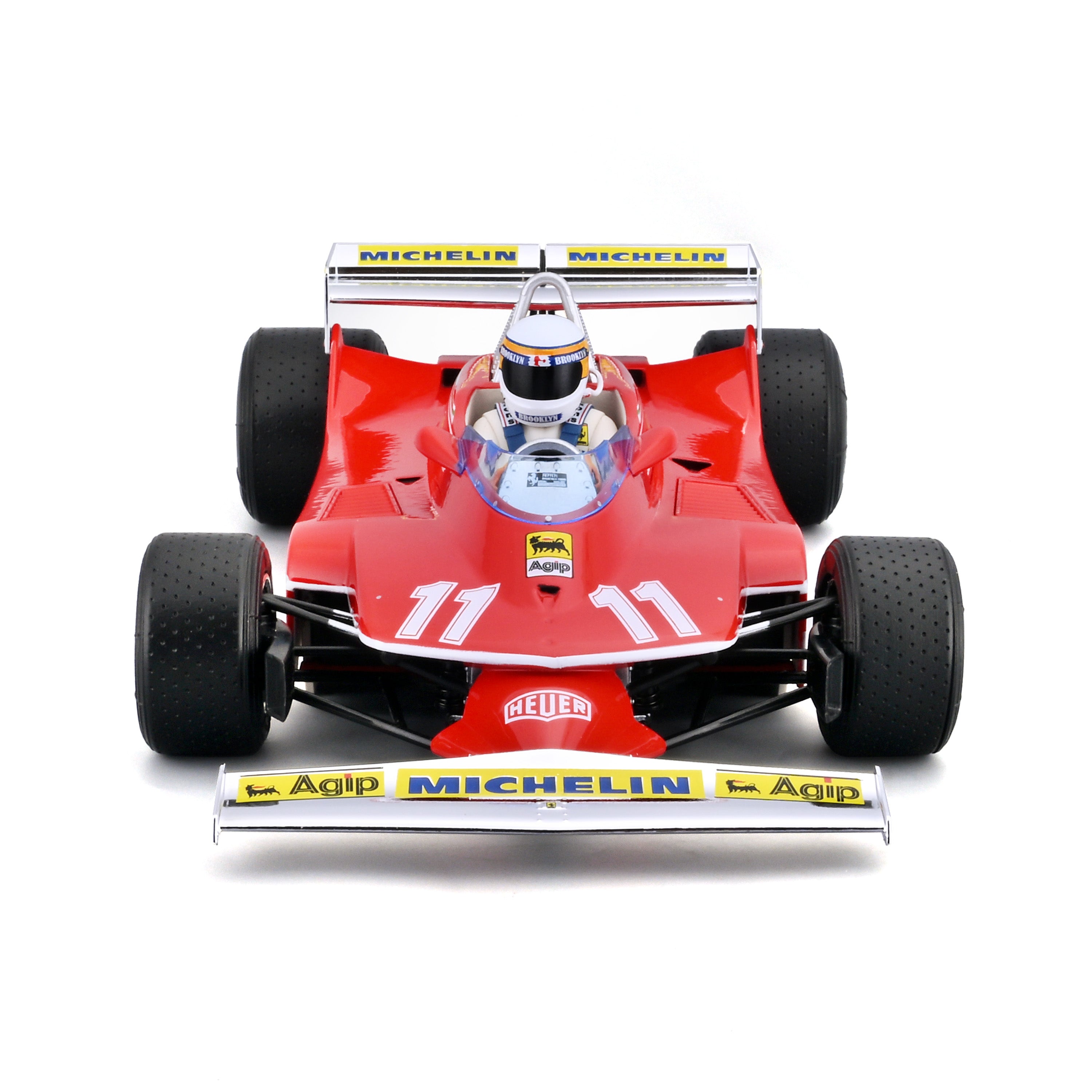 bburago-ferrari-312-t4-short-tail-11-jody-scheckter-monaco-1979-modellino-1-18-c image 4