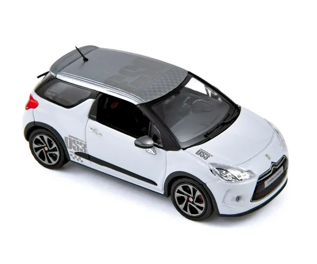 norev-citro-n-ds3-racing-2010-banquise-white-grey-1-43 image 1