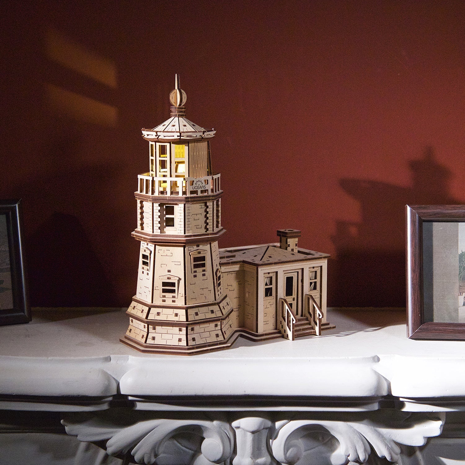 ugears-split-rock-lighthouse-faro-meccanico-in-legno-da-costruire-advanced-gears image 8