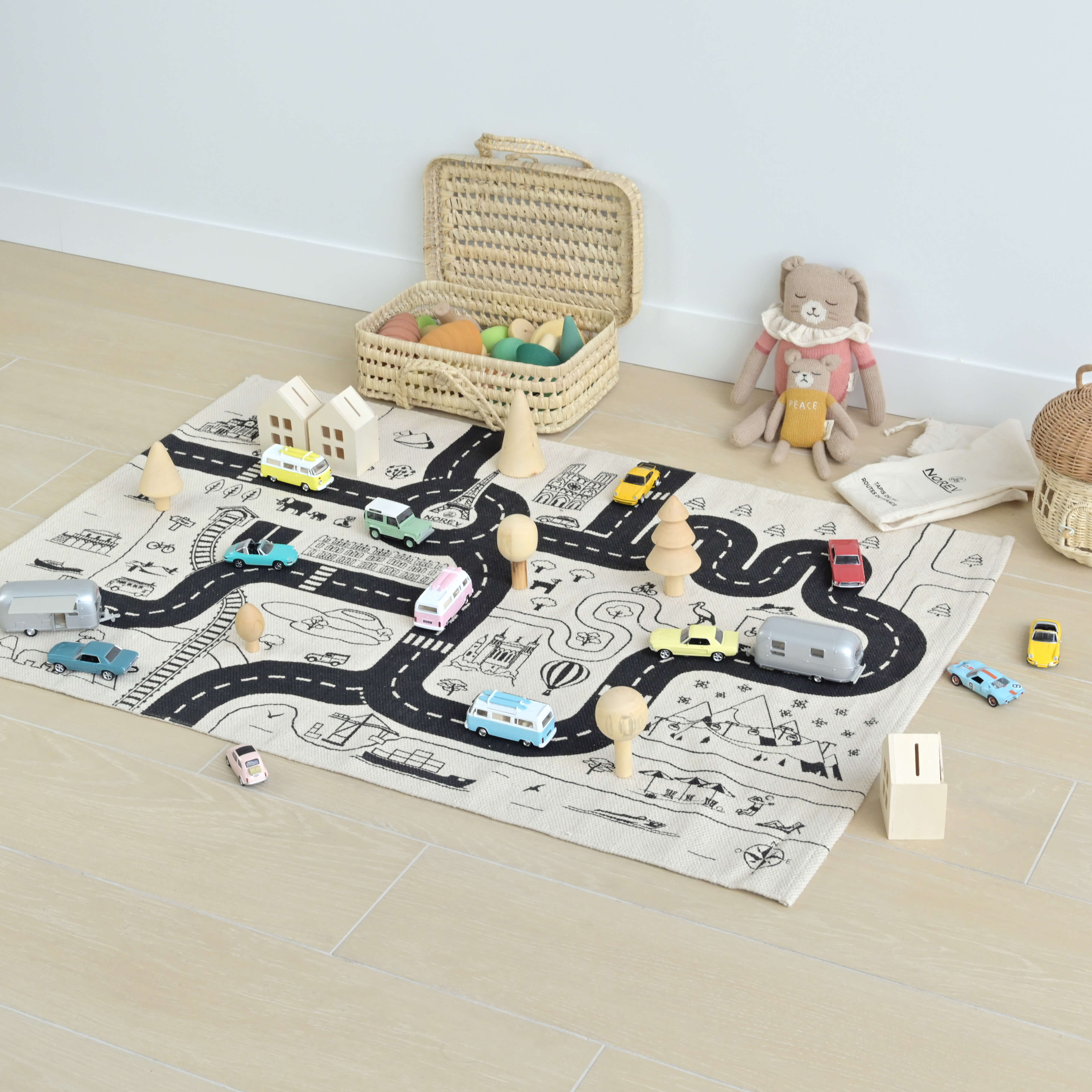 norev-tapis-de-jeu-routes-de-france-tappeto-gioco-100-cotone-per-bimbi image 6