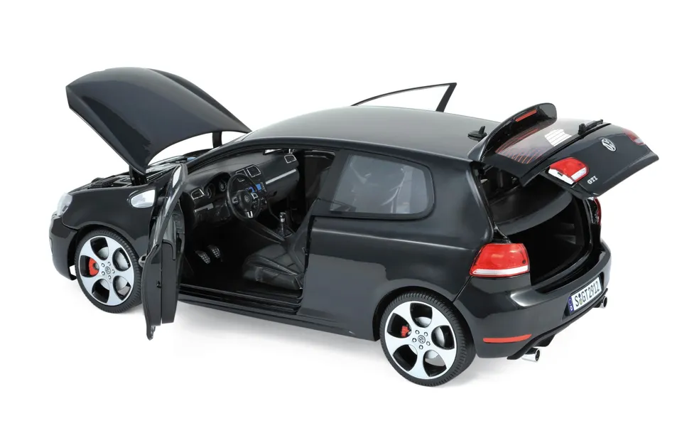 norev-vw-golf-gti-2009-modellino-auto-1-18-nero image 1