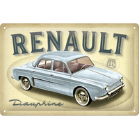 nostalgic-art-renault-dauphine-targa-in-metallo-20x30-cm image 2