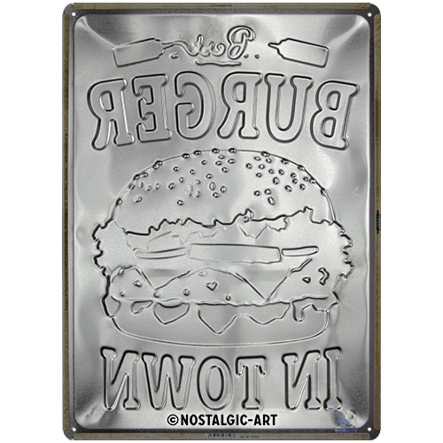 nostalgic-art-best-burger-in-town-targa-in-metallo-30x40-cm image 3