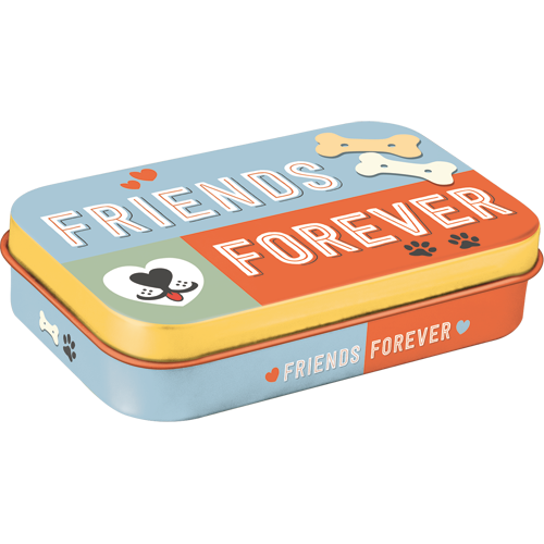 nostalgic-art-pfotenschild-friends-forever-pocket-box-6x9-5-cm image 1