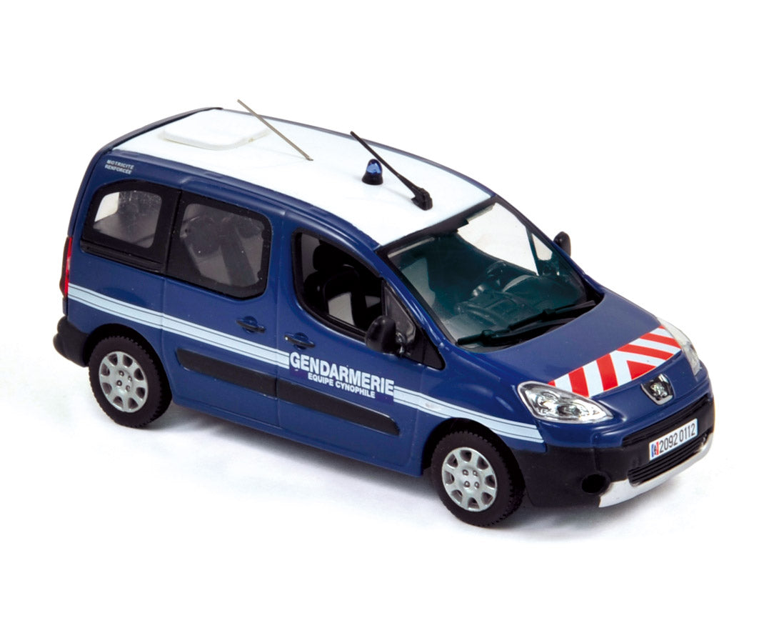 norev-peugeot-partner-2008-gendarmerie-equipe-cynophile-modellino-1-43 image 1