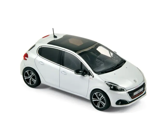 norev-peugeot-208-gt-line-2015-modellino-auto-1-43-bianco-perla image 1