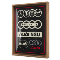 nostalgic-art-audi-logo-evolution-targa-in-metallo-30x40-cm image 8