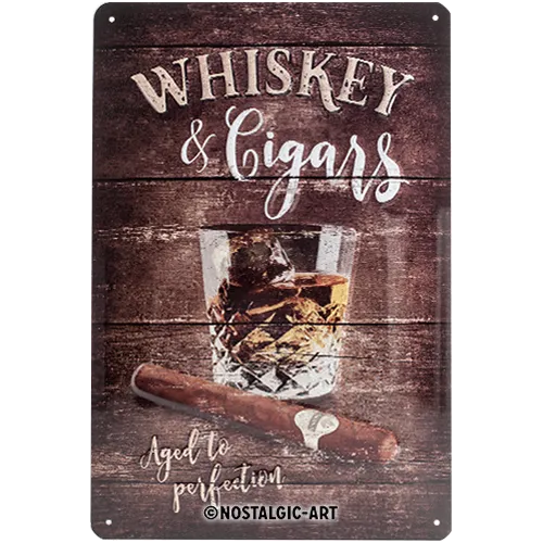 nostalgic-art-whiskey-targa-in-metallo-go-rata-20x30-cm image 1