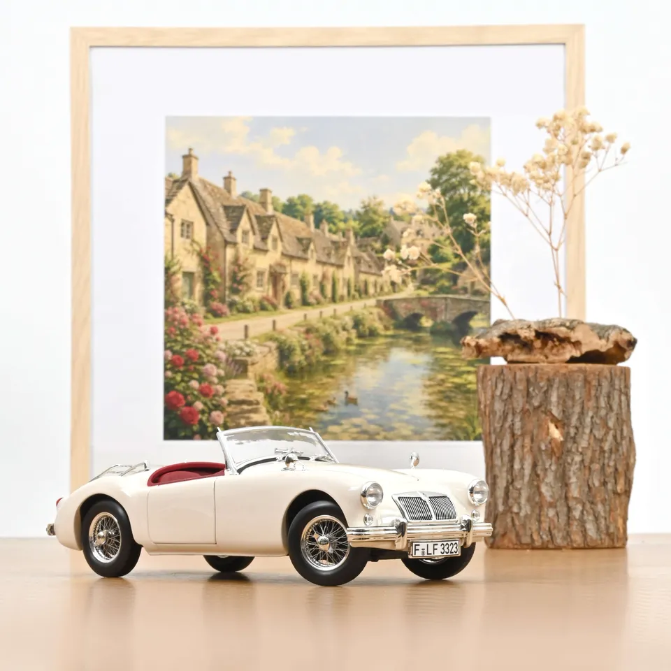 norev-mga-1955-bianco-inglese-1-18-200-pz image 1