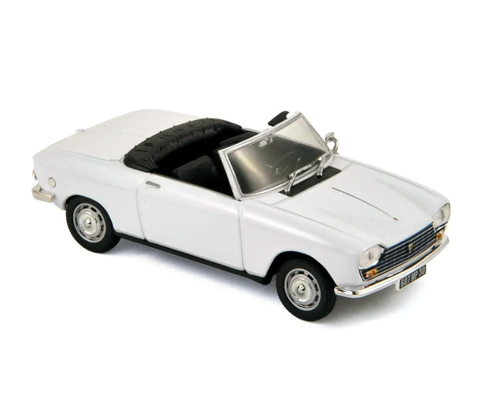 norev-peugeot-204-cabriolet-1967-bianco-courchevel-1-43 image 1