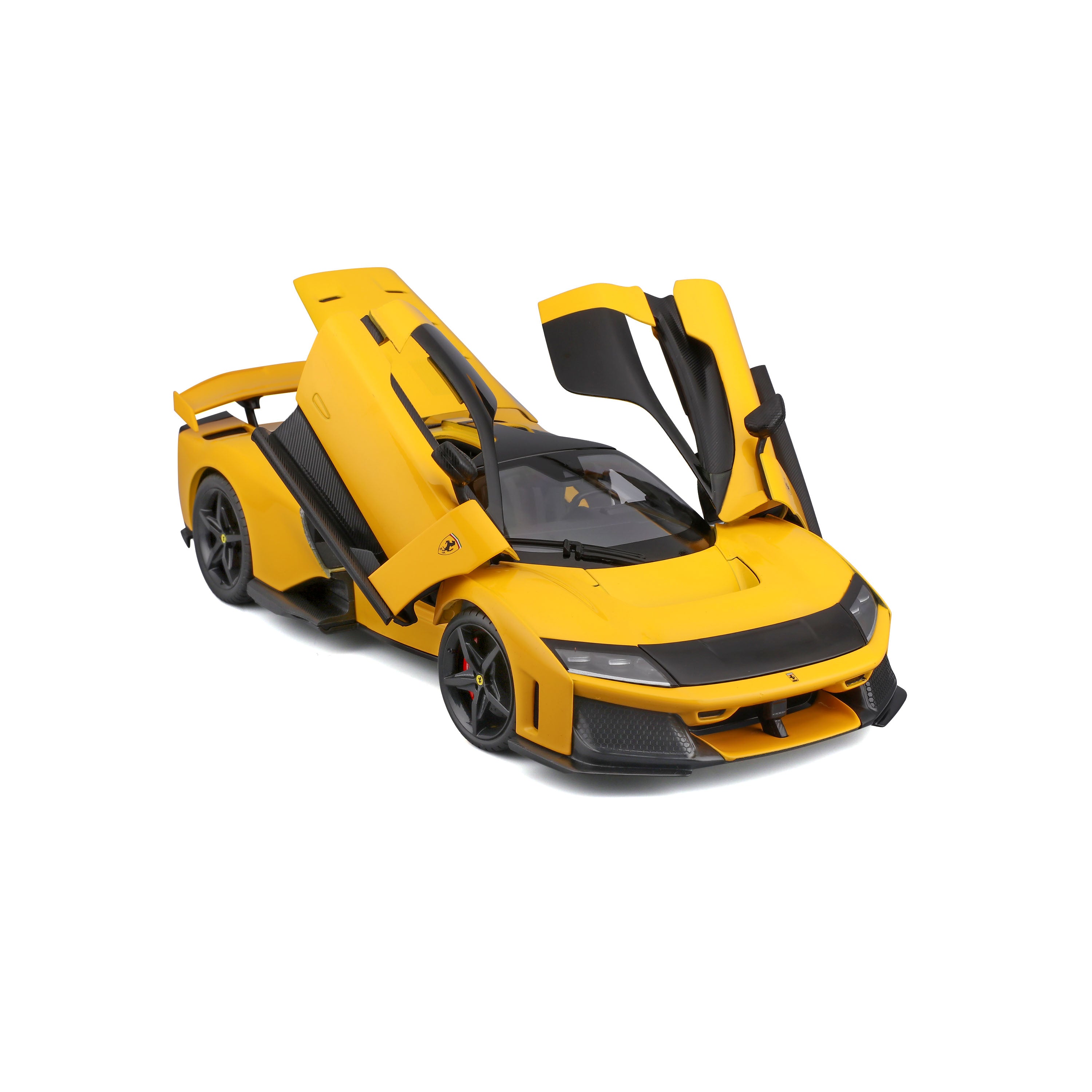 bburago-ferrari-f80-giallo-modena-race-play-1-18-die-cast image 6