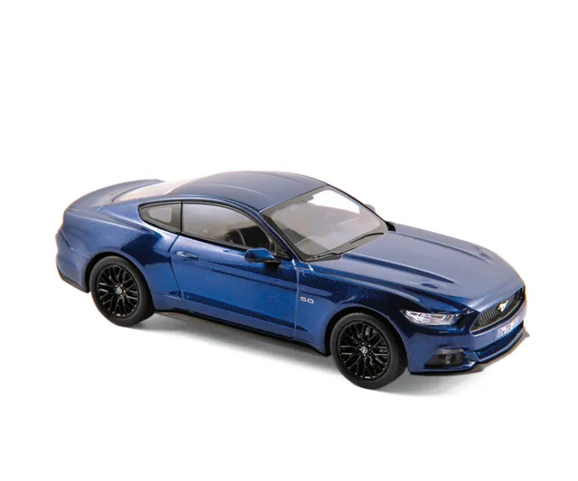 norev-ford-mustang-fastback-2015-blue-metallic-1-43-modellino-auto-sportiva-die- image 1