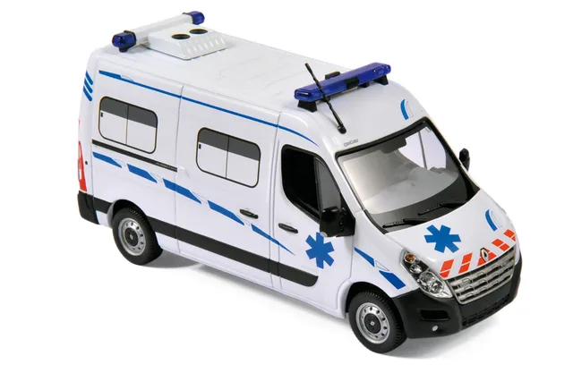 norev-renault-master-2011-ambulance-modellino-furgone-1-43 image 1