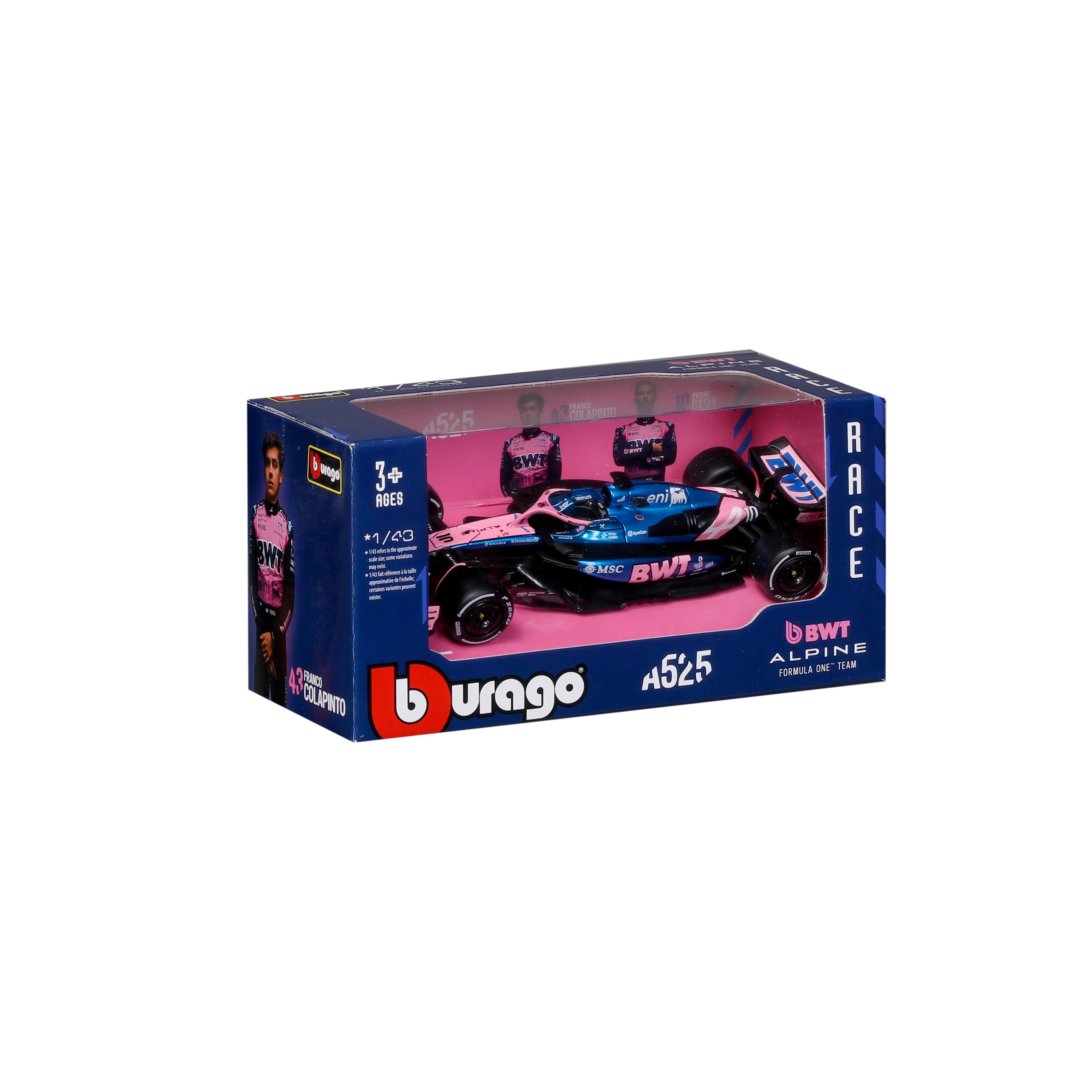 bburago-f1-bwt-alpine-a525-2025-10-pierre-gasly-scala-1-43 image 2