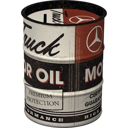 nostalgic-art-daimler-truck-motor-oil-barile-olio-salvadanaio-money-box-600-ml image 4