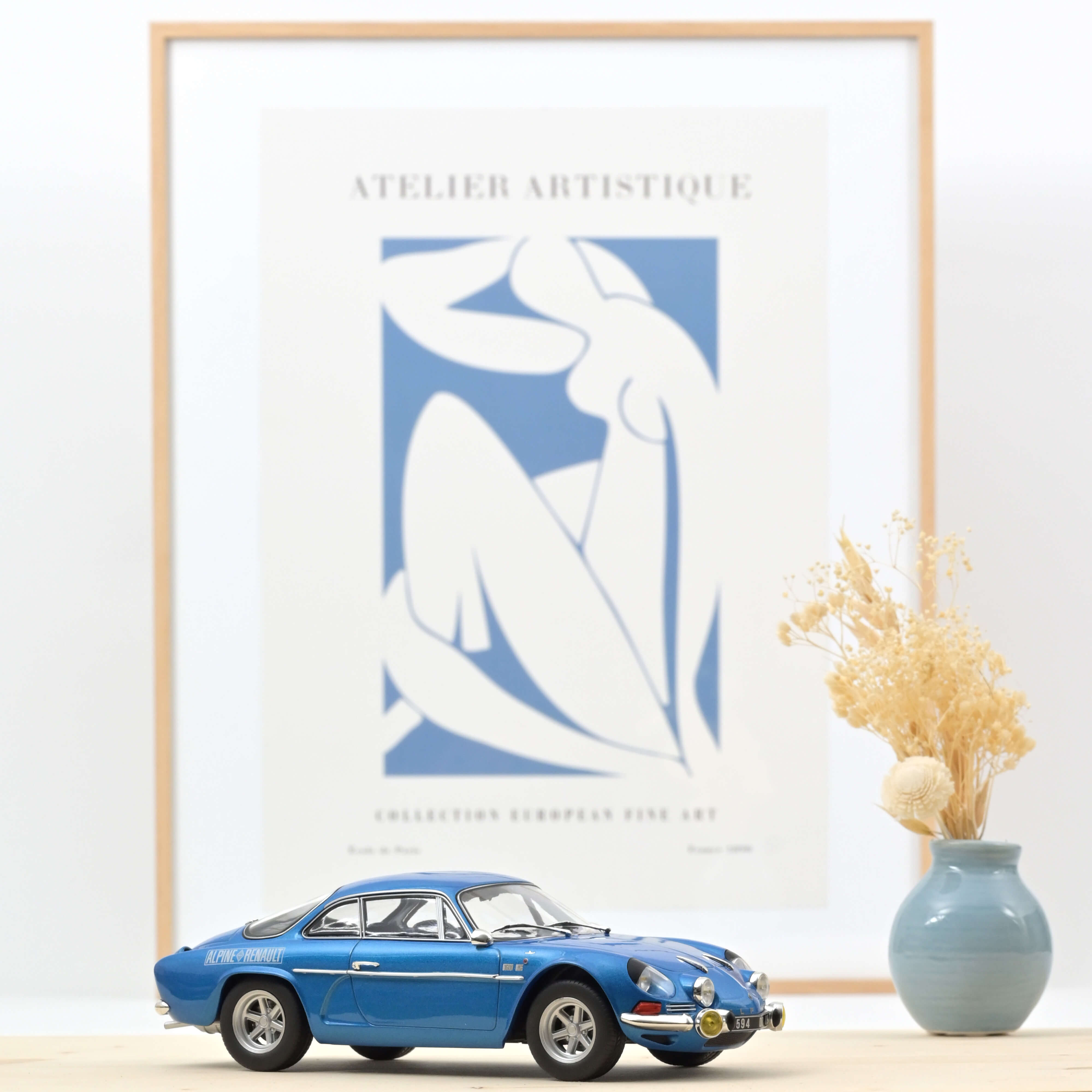 norev-alpine-a110-1600s-1972-blu-con-logo-laterale-1-18 image 1