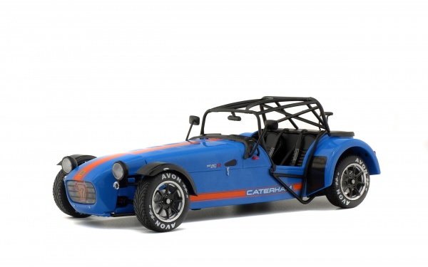 solido-caterham-seven-275r-academy-blu-2014-auto-1-18-die-cast image 1