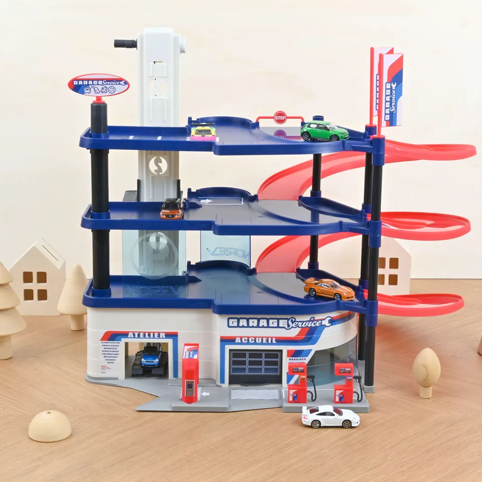 norev-garage-3-piani-apribile-modellino-accessorio-pieghevole image 1