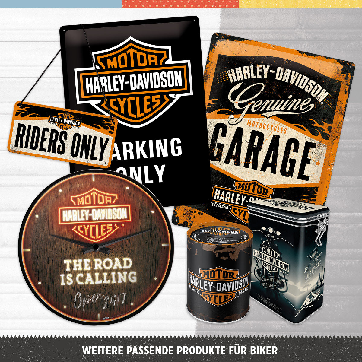 nostalgic-art-harley-davidson-genuine-motor-oil-targa-rotonda-in-metallo-35-cm image 3