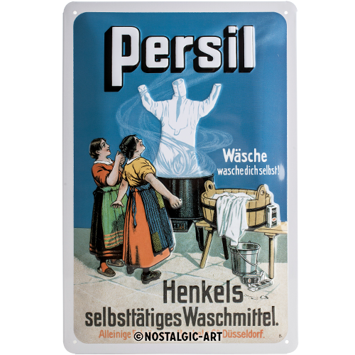 nostalgic-art-persil-w-sche-wasche-dich-selbst-targa-in-metallo-20x30-cm image 1
