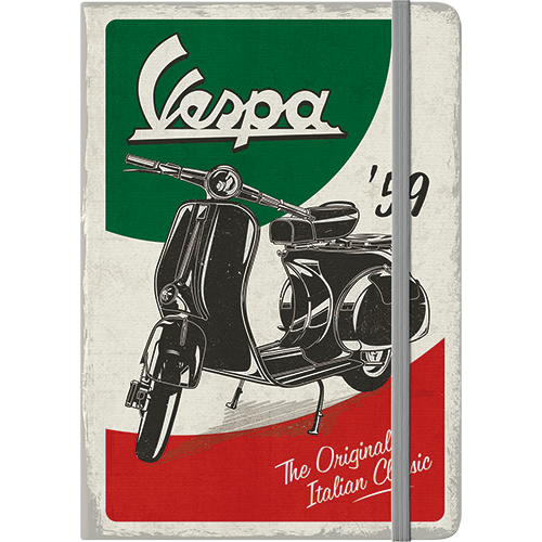 nostalgic-art-vespa-the-italian-classic-taccuino-a5-15x20-cm-128-pagine image 1
