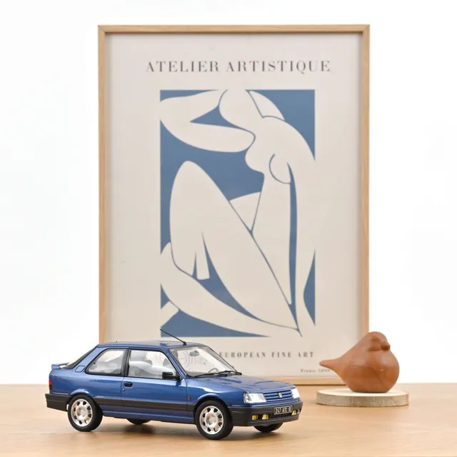 norev-peugeot-309-gti-16-1991-blu-miami-modellino-auto-1-18 image 1