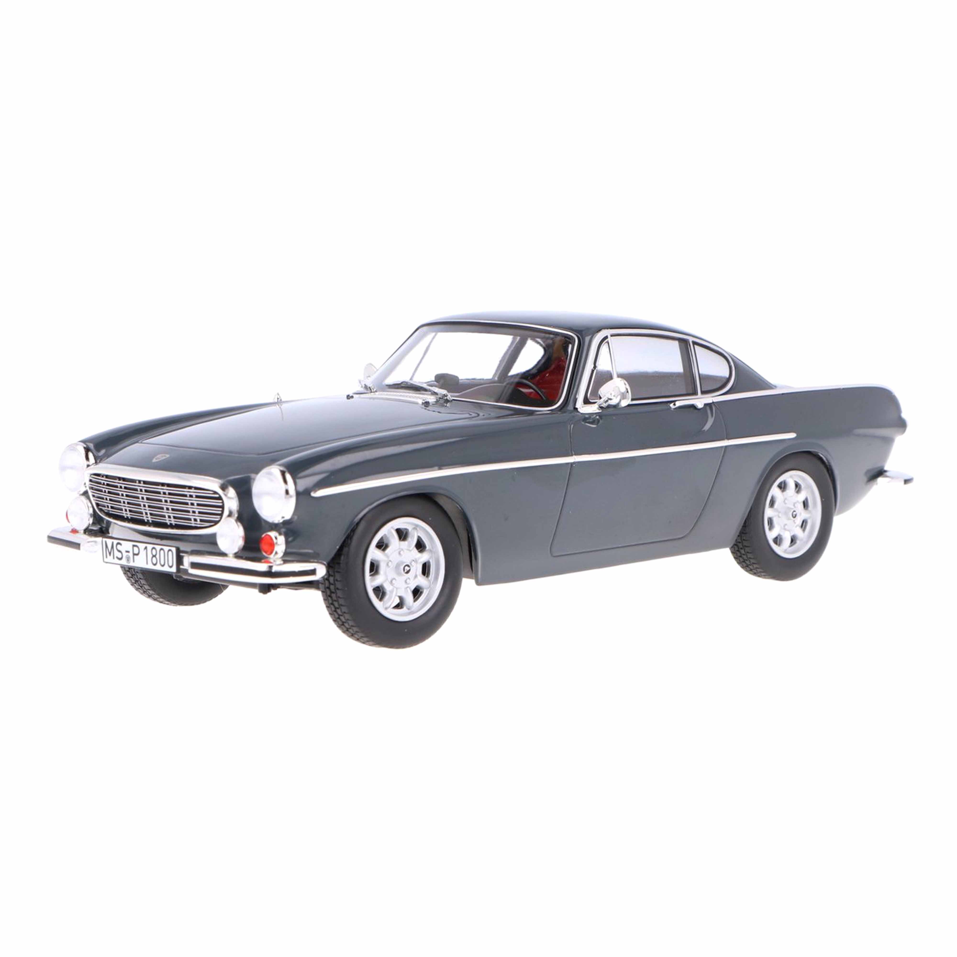 norev-volvo-1800-s-1969-modellino-auto-1-18-grigio-con-interni-rossi image 1