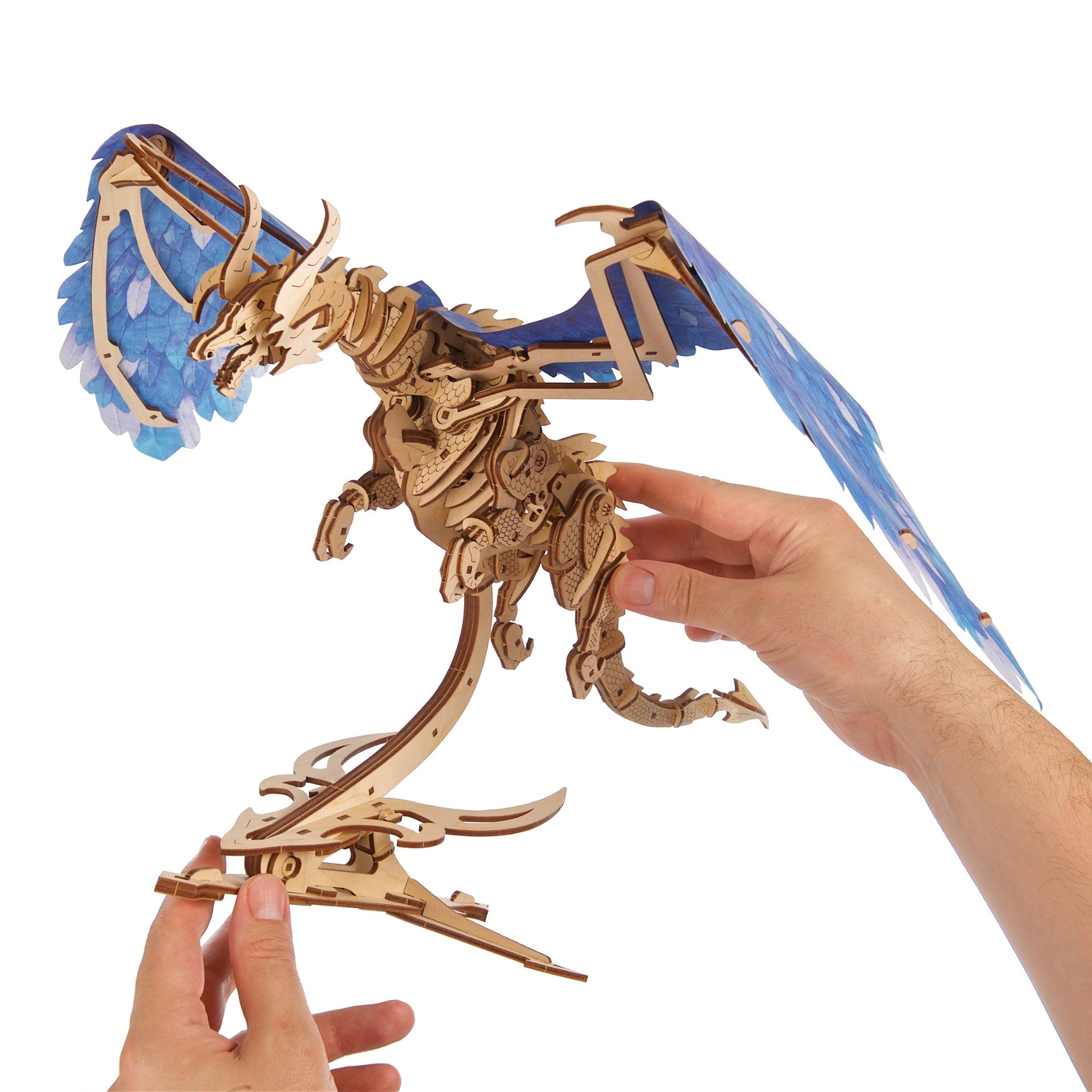 ugears-windstorm-dragon-drago-automa-meccanico-in-legno-3d image 4