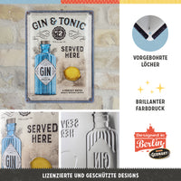 nostalgic-art-gin-tonic-served-here-targa-in-metallo-30x40-cm image 4
