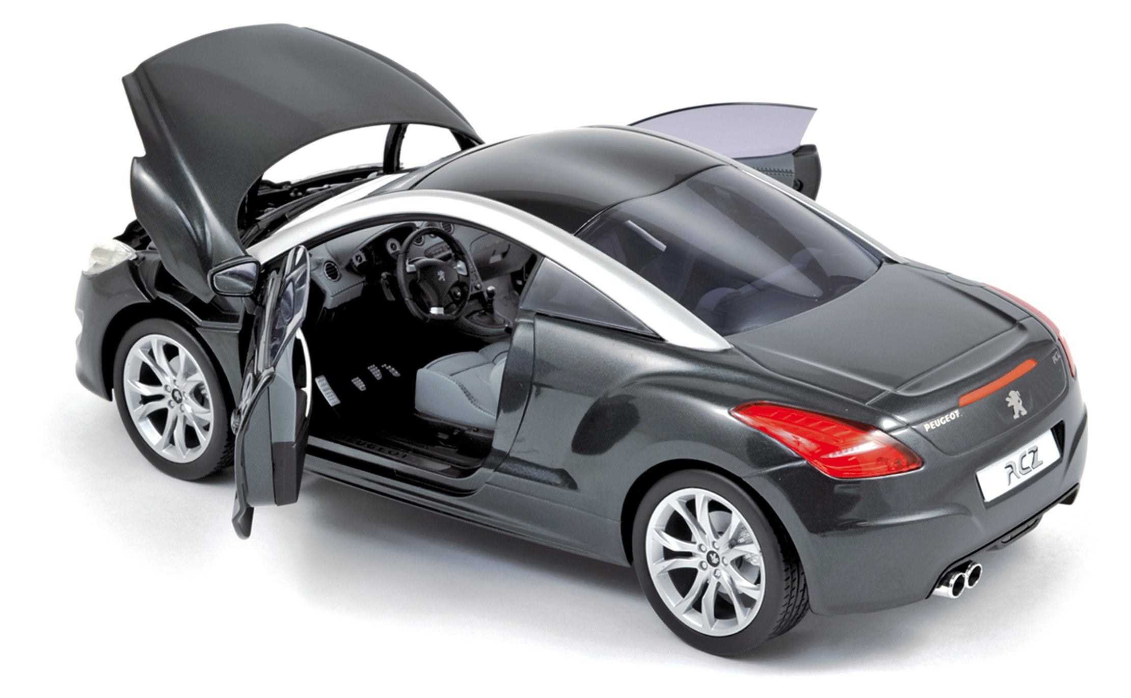 norev-peugeot-rcz-2010-modellino-coup-1-18-grigio-haria image 2