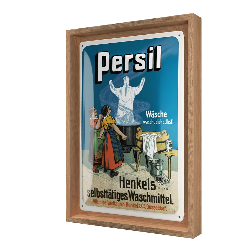 nostalgic-art-persil-w-sche-wasche-dich-selbst-insegna-con-cornice-n-frame-m-edi image 1