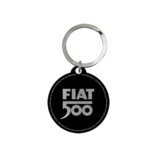 nostalgic-art-fiat-500-tacho-portachiavi-metallo-4-cm image 2