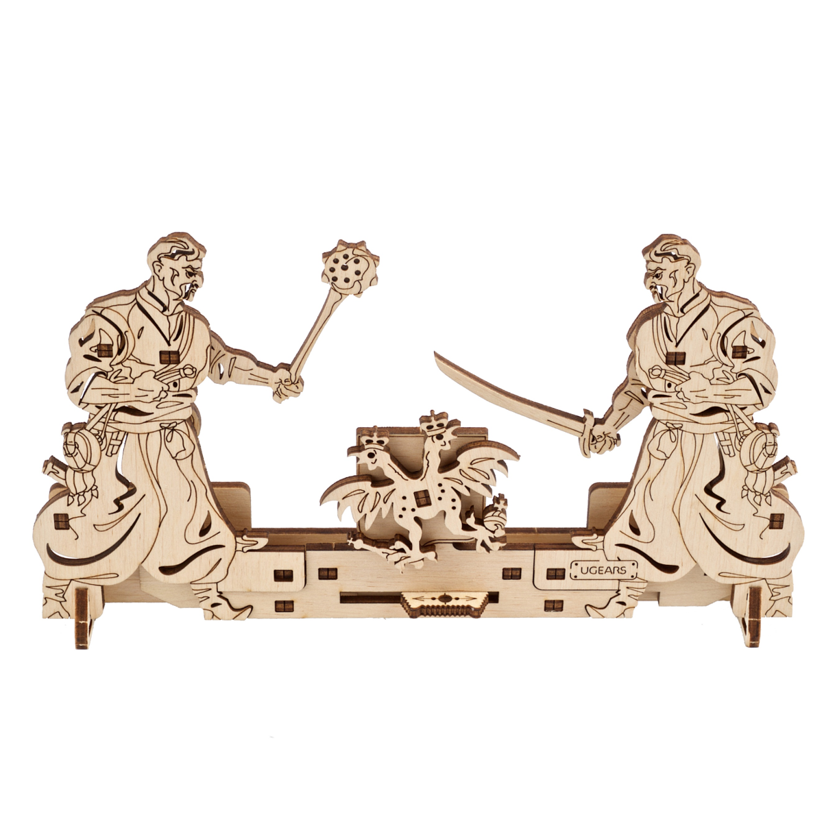 ugears-the-centuries-old-battle-for-freedom-puzzle-3d-in-legno image 1