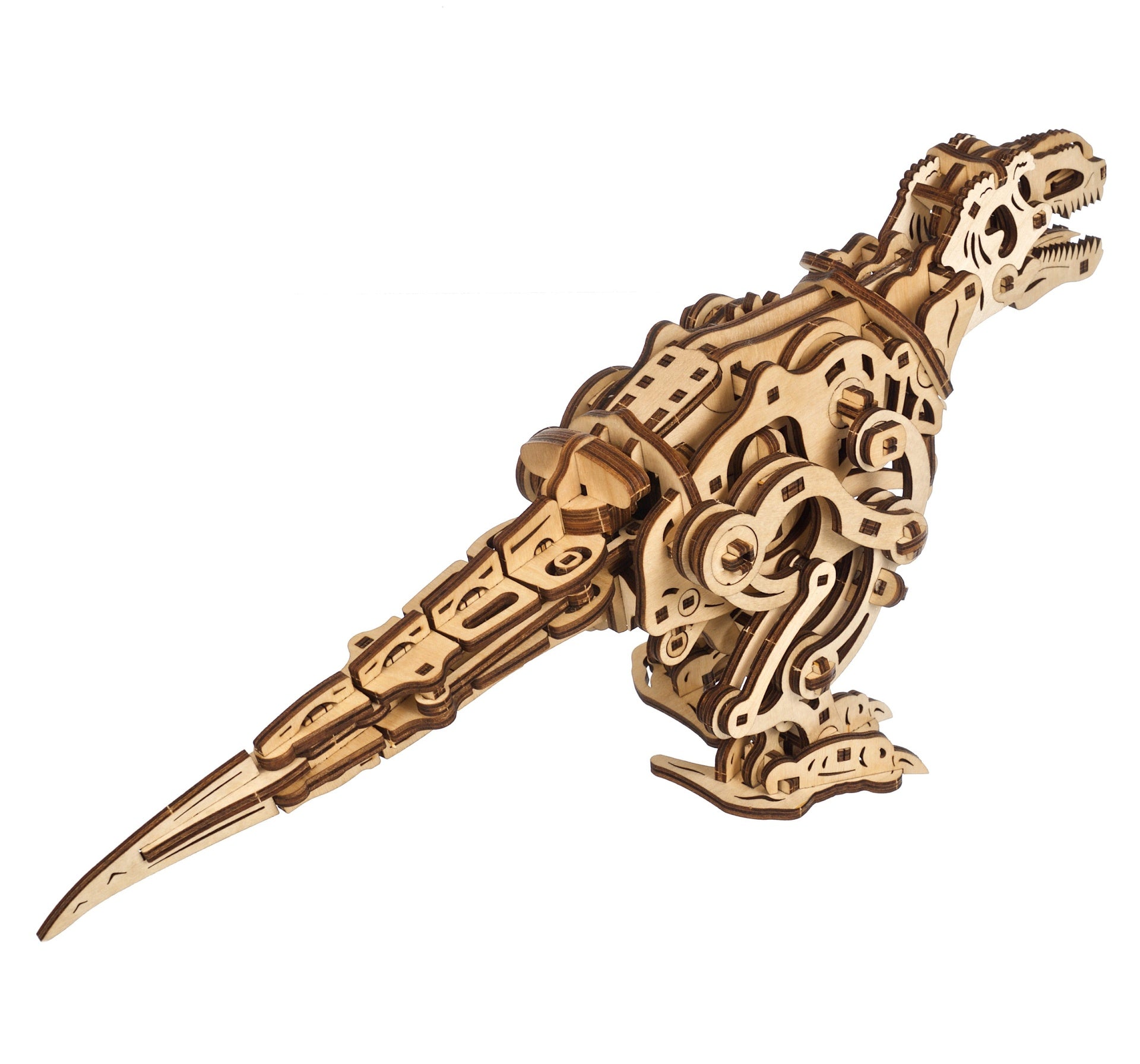 ugears-tyrannosaurus-rex-modellino-meccanico-in-legno-da-costruire image 2