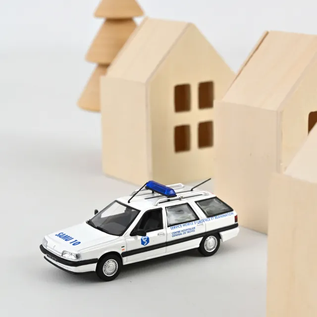 norev-renault-21-nevada-1991-samu-1-43-modellino-auto-soccorso-die-cast image 1