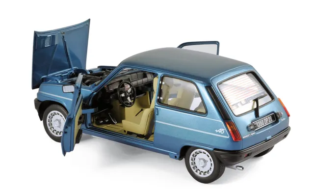 norev-renault-5-alpine-turbo-1981-blu-navy-modellino-auto-1-18 image 1
