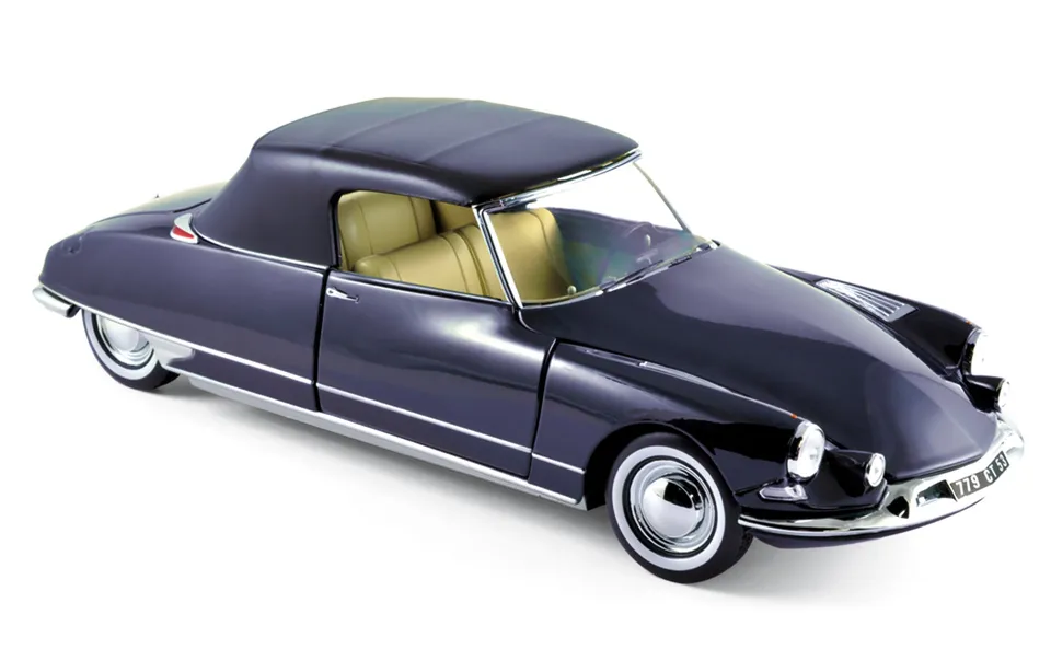 norev-citro-n-ds-19-cabrio-1961-1-18-die-cast-blu-royal image 1