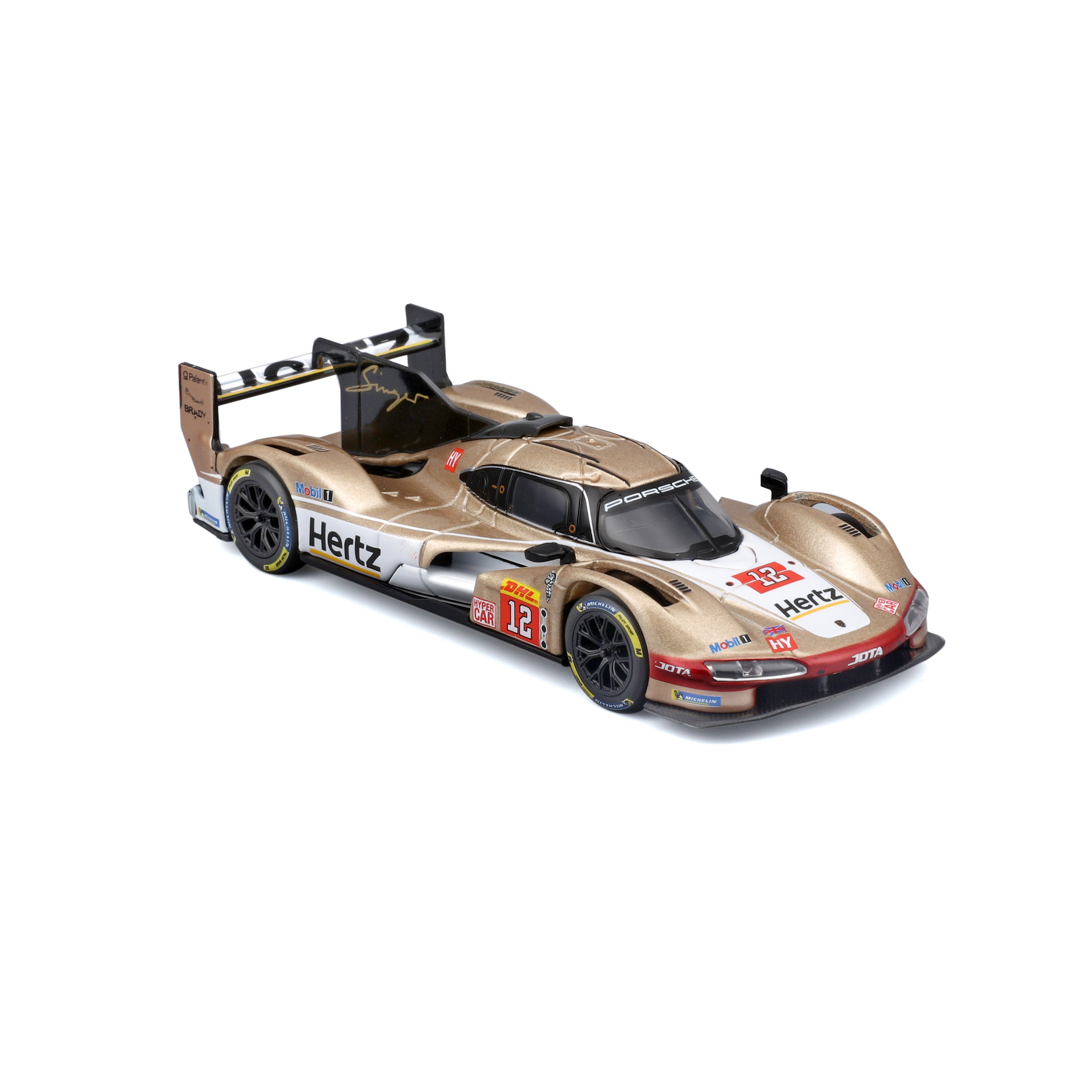 bburago-porsche-963-12-1-43-modellino-diecast-con-teca image 5