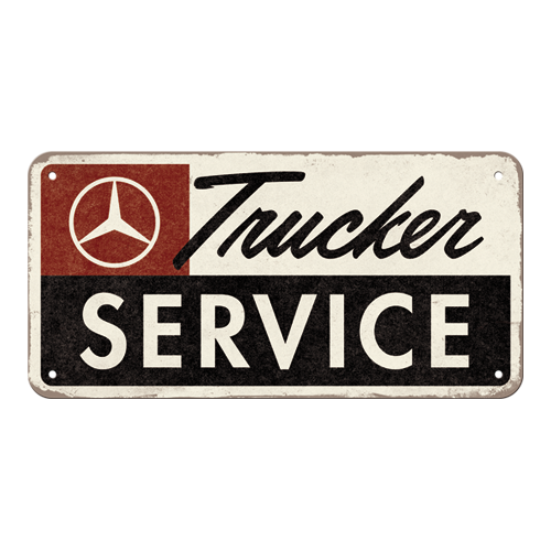 nostalgic-art-daimler-truck-trucker-service-targa-da-appendere-10x20-cm image 3