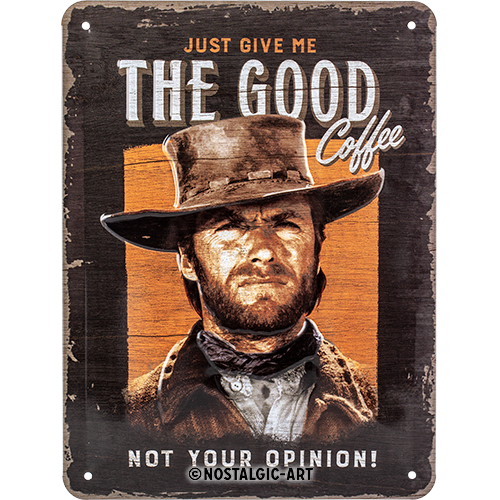 nostalgic-art-the-good-coffee-targa-in-metallo-15x20-cm image 1