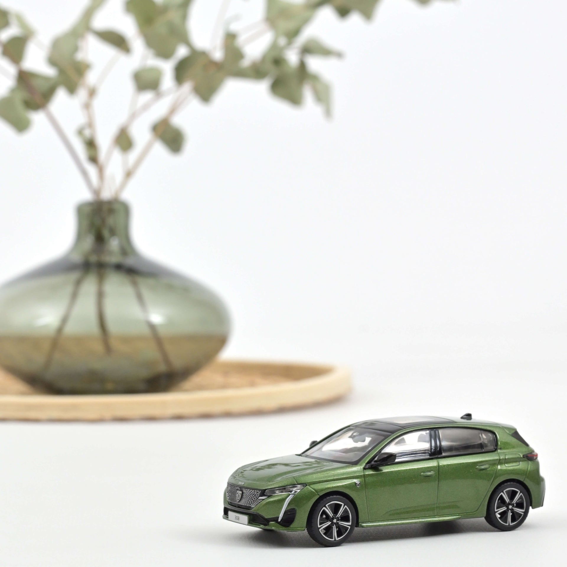 norev-peugeot-308-gt-2021-verde-olivine-modellino-auto-1-43 image 1