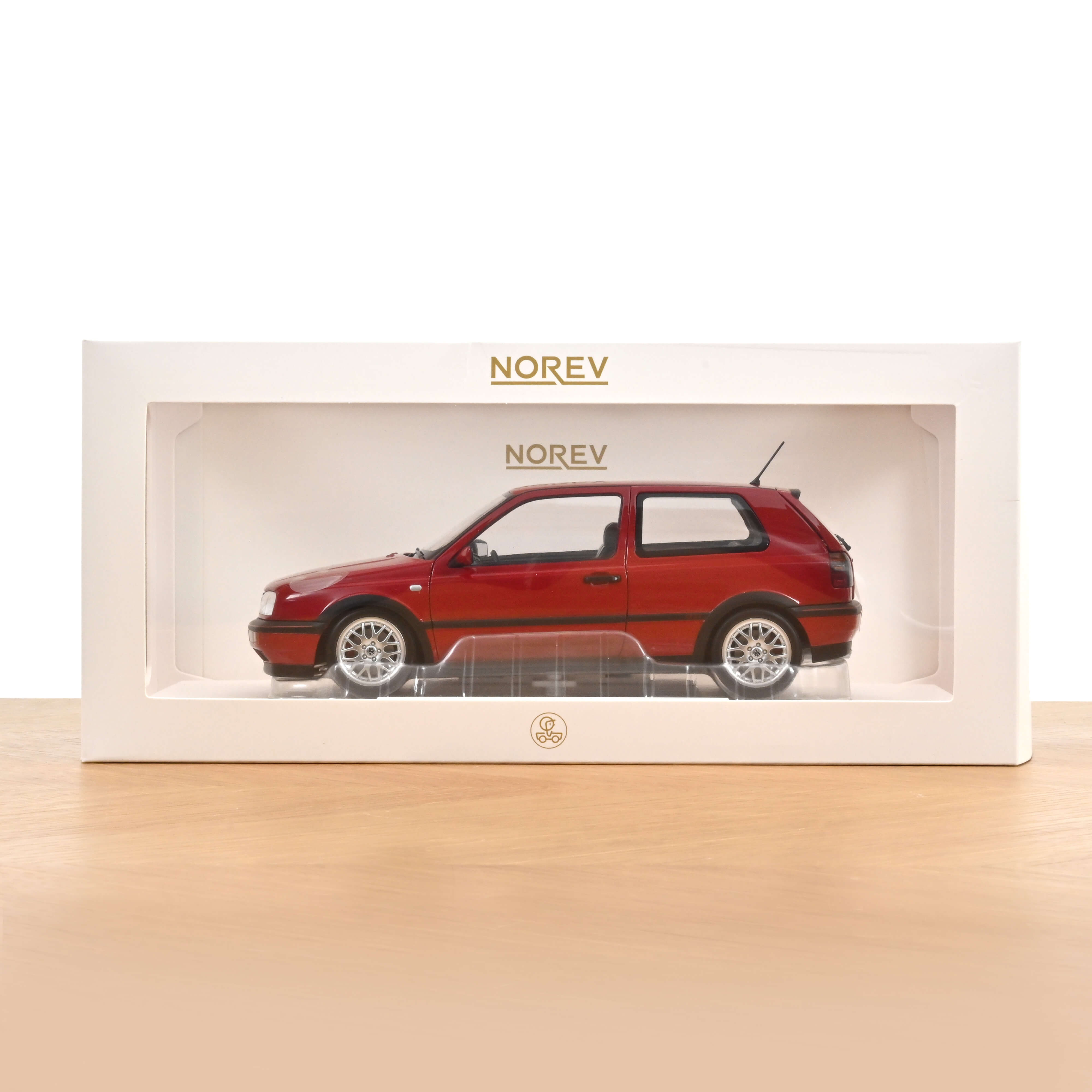 norev-vw-golf-gti-20-anni-1996-modellino-auto-1-18-rosso-flash image 6