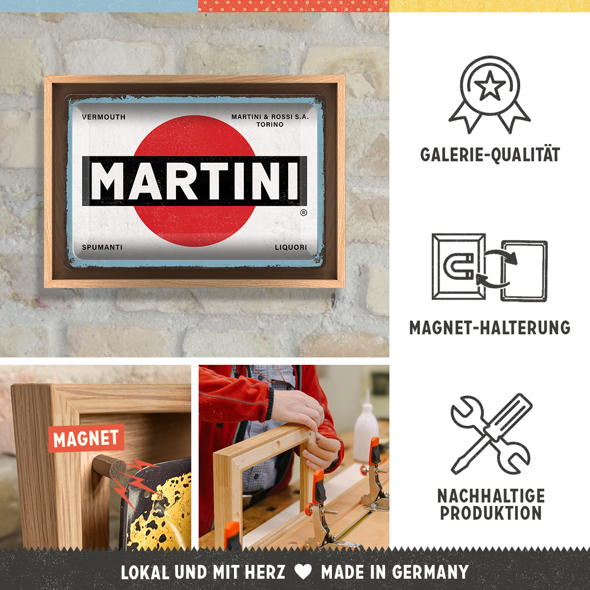 nostalgic-art-martini-logo-white-edizione-n-frame-m-24x33-5-cm image 3