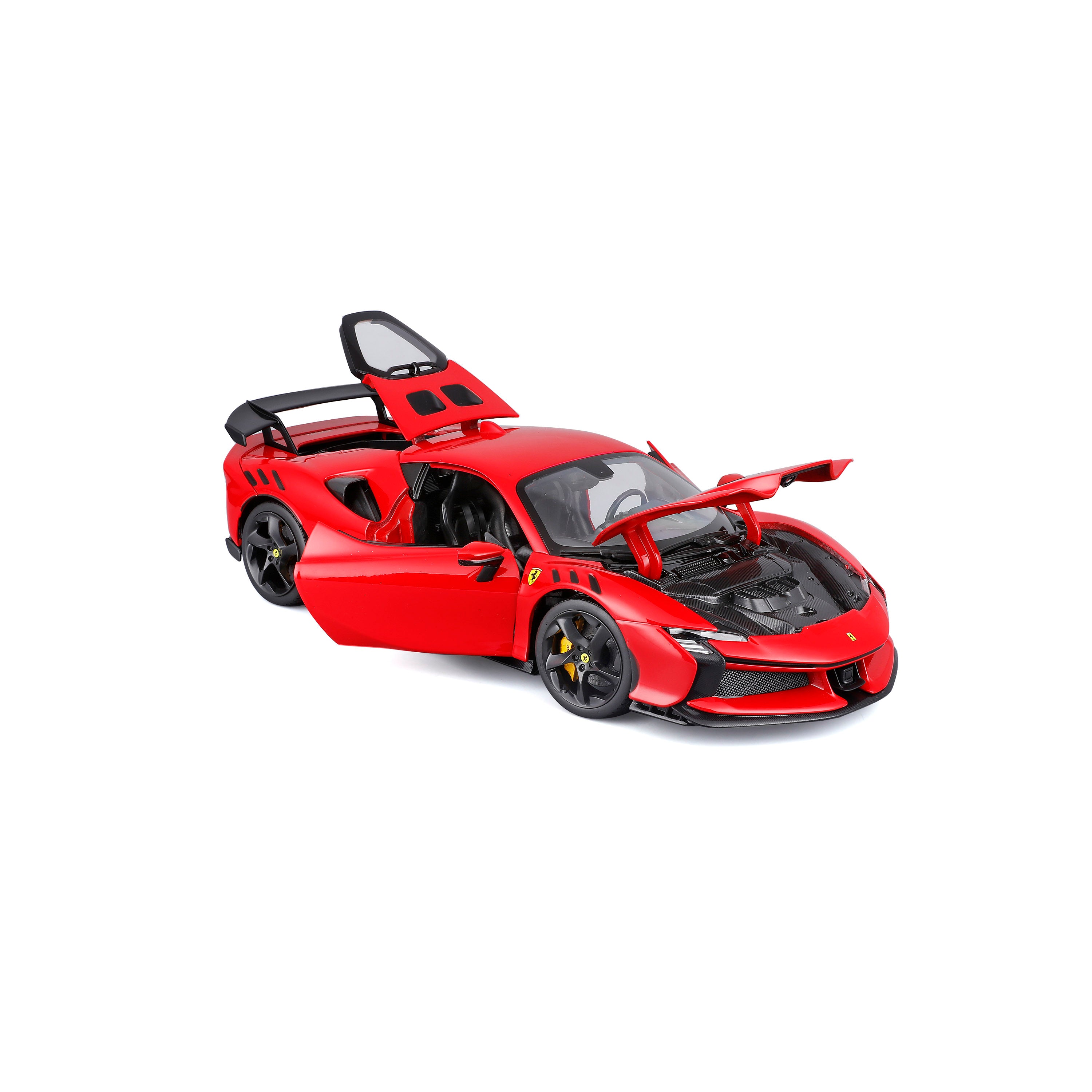 bburago-ferrari-sf90-xx-stradale-2024-rosso-corsa-scala-1-18-modellino-signature image 3