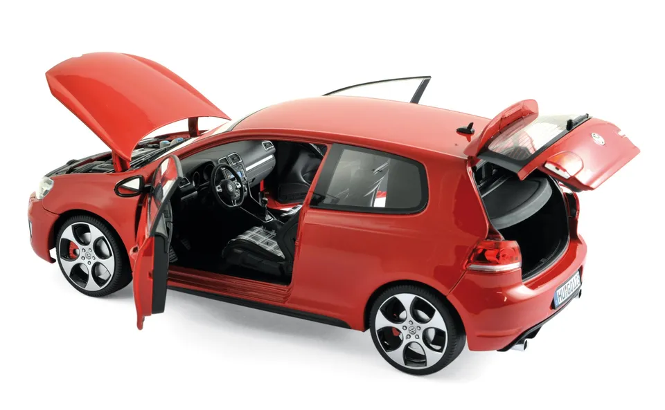 norev-vw-golf-gti-2009-modellino-auto-1-18-rosso-tornado-2 image 1