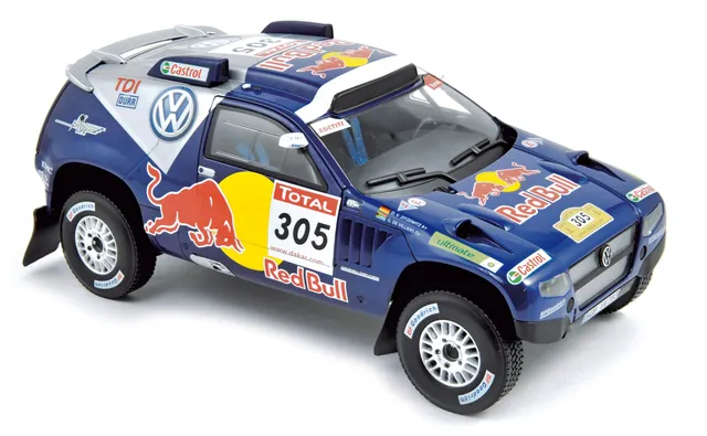 norev-vw-race-touareg-dakar-2009-modellino-auto-1-18-de-villiers image 1