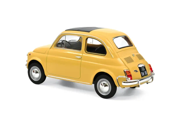 norev-fiat-500-l-1971-tahiti-yellow-modellino-auto-1-18 image 1