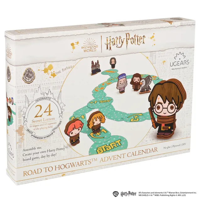 ugears-road-to-hogwarts-advent-calendar-harry-potter-gioco-da-tavolo-in-legno image 1