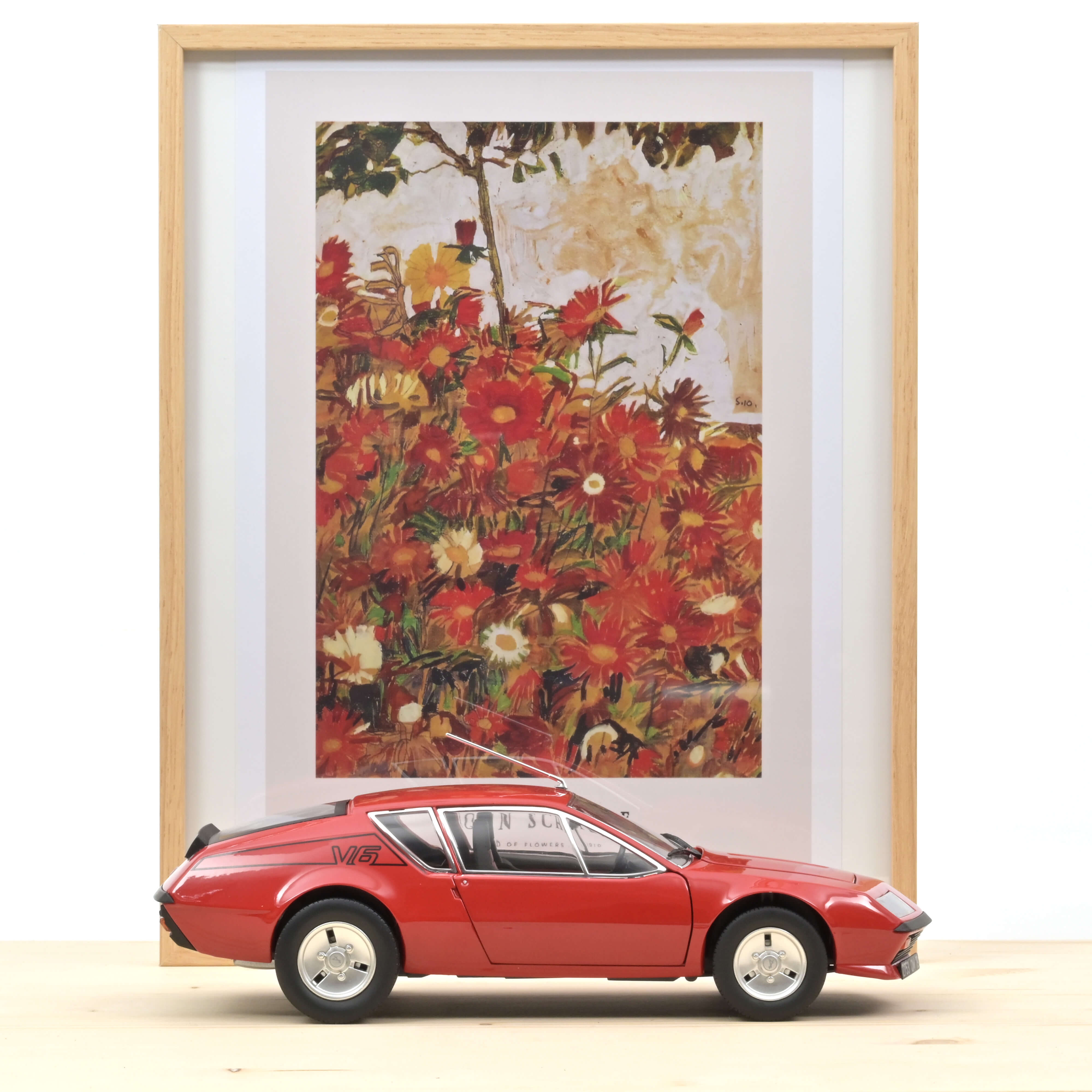 norev-alpine-a310-v6-1979-modellino-auto-1-18-rosso-con-deco-v6-edizione-200-pz image 2