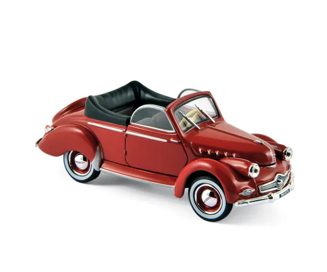 norev-panhard-dyna-x-cabriolet-1951-rosso-1-43-modellino-auto-d-epoca-die-cast image 1